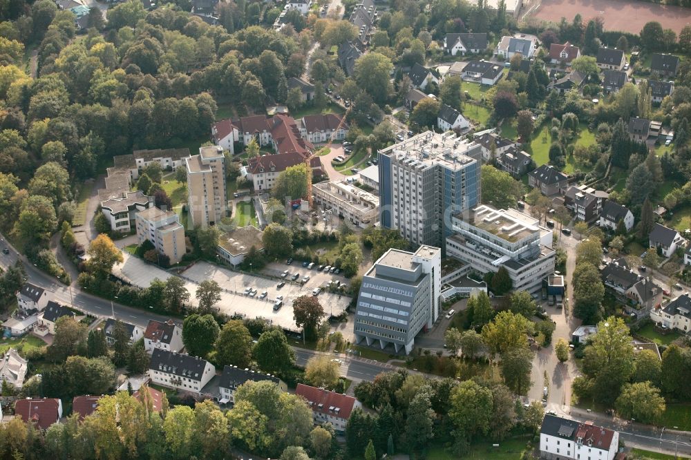 Luftaufnahme Hattingen - Evangelisches Krankenhaus Hattingen im Bundesland Nordrhein-Westfalen