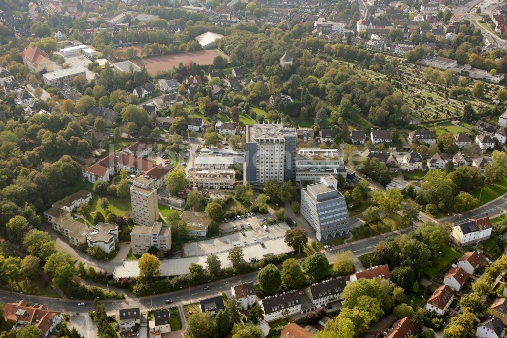 Luftbild Hattingen - Evangelisches Krankenhaus Hattingen im Bundesland Nordrhein-Westfalen