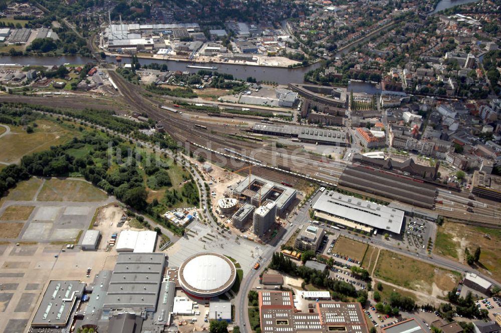 OLDENBURG aus der Vogelperspektive: EWE Arena in Oldenburg