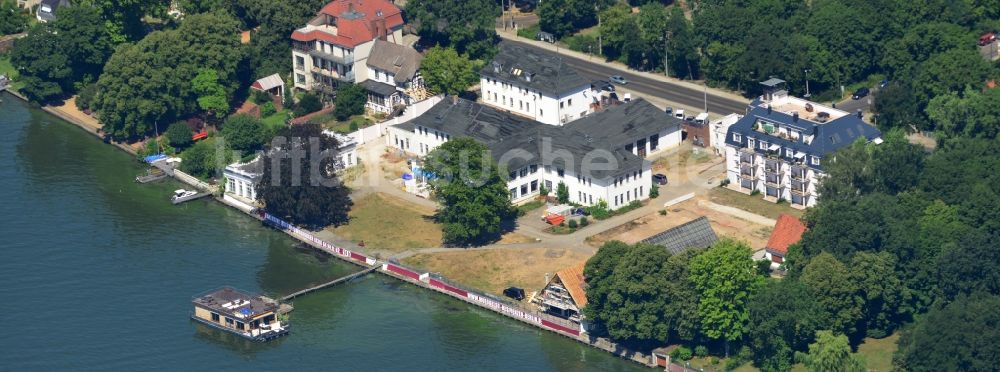 Luftaufnahme Berlin - exklusive Wohnanlage am Ufer des Müggelsee am Müggelseedamm in Berlin