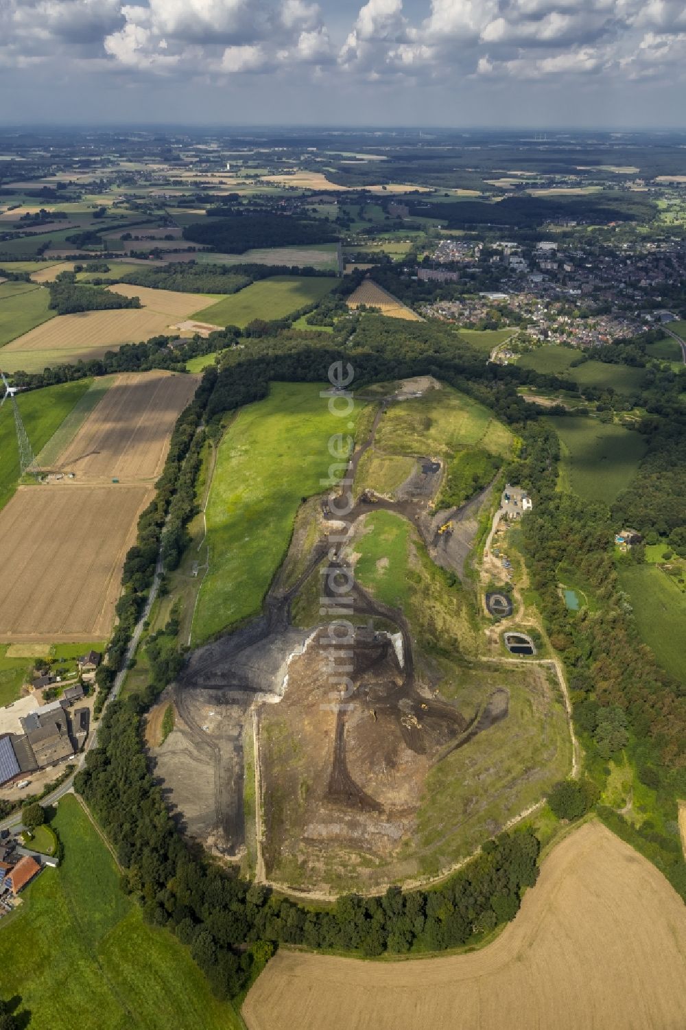 Kamp-Lintfort von oben - Eyller Berg mit Deponie in Kamp-Lintfort im Bundesland Nordrhein-Westfalen