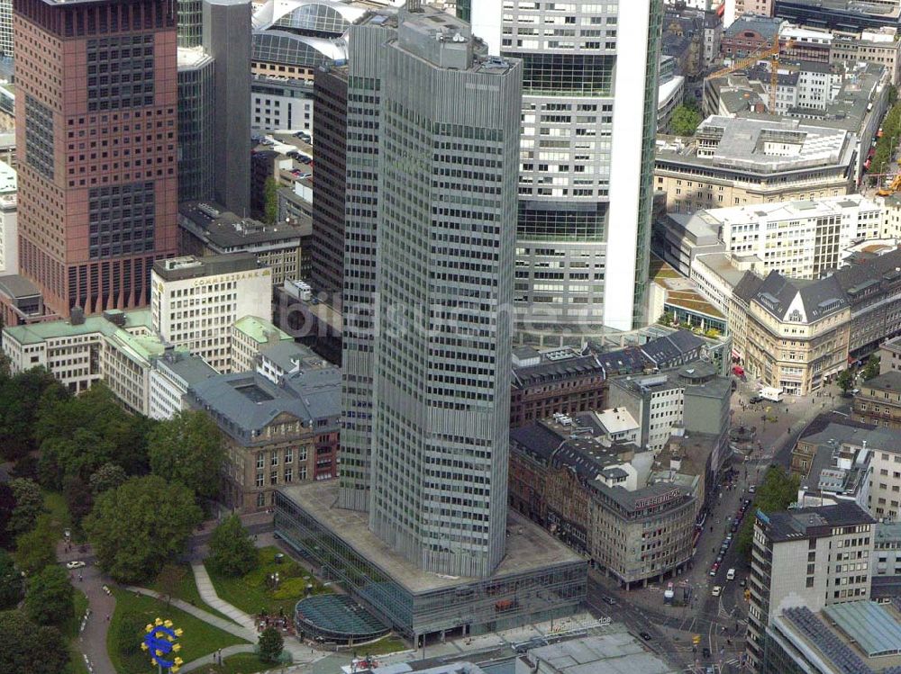 Luftaufnahme Frankfurt - Main / Hessen - EZB (Europäische Zentralbank)