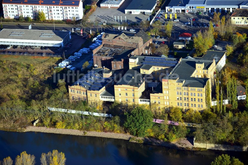 Luftaufnahme Lutherstadt Wittenberg - Fabrik und Bürogebäude in Lutherstadt Wittenberg in Sachsen-Anhalt