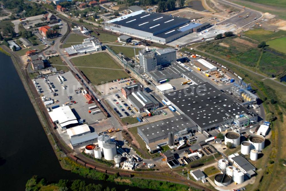 Luftbild Genthin (Sachsen-Anhalt) - Fabrik der Henkel Genthin GmbH in Genthin