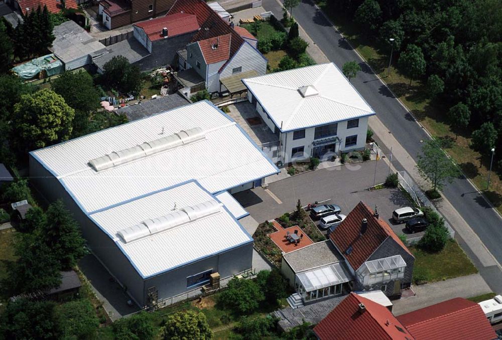 Luftaufnahme Homburg - Fabrikgelände der SBN Wälzlager GmbH in Homburg