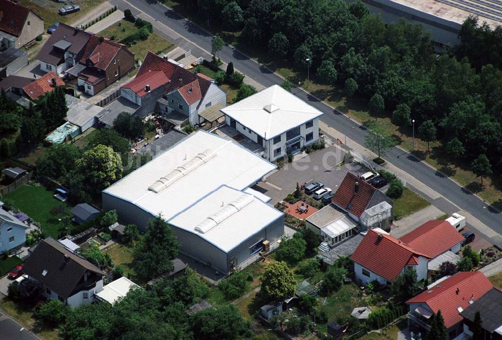 Luftaufnahme Homburg - Fabrikgelände der SBN Wälzlager GmbH in Homburg