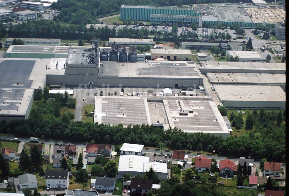 Luftbild Homburg - Fabrikgelände der SBN Wälzlager GmbH in Homburg