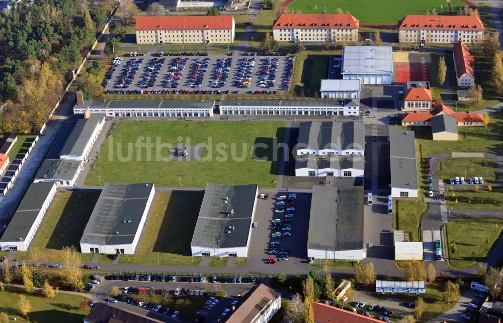 Oranienburg aus der Vogelperspektive: Fachhochschule der Polizei des Landes Brandenburg ( FHPol ) in der Bernauer Straße in Oranienburg