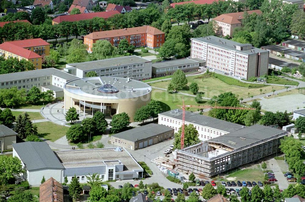 Senftenberg / Brandenburg von oben - Fachhochschule Senftenberg