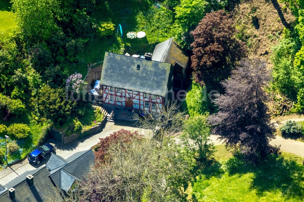 Luftaufnahme Bad Berleburg - Fachwerkhaus in Bad Berleburg im Bundesland Nordrhein-Westfalen