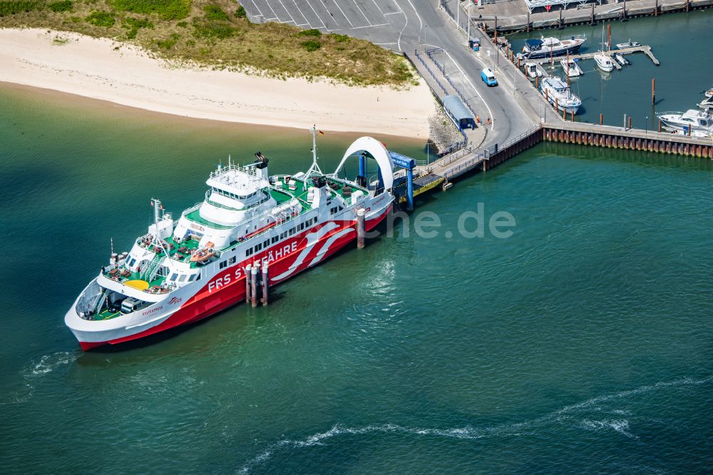 List Von Oben - Fähr- Schiff Der FRS Syltfähre Limassol Im Hafen In ...