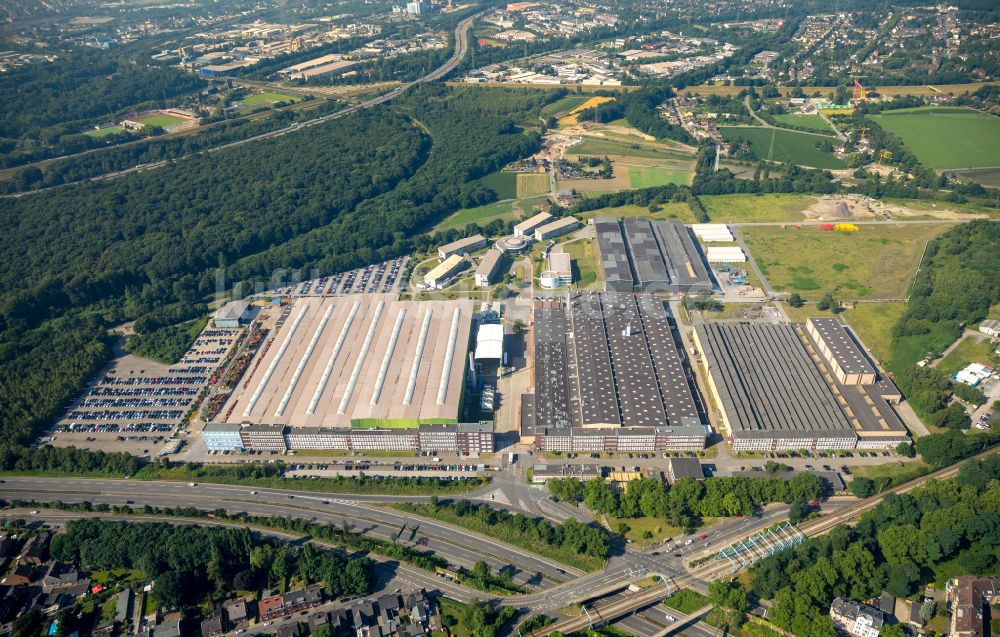 Luftaufnahme Oberhausen - Fahrzeugbau- Werksgelände MAN Energy Solutions SE in Oberhausen im Bundesland Nordrhein-Westfalen, Deutschland