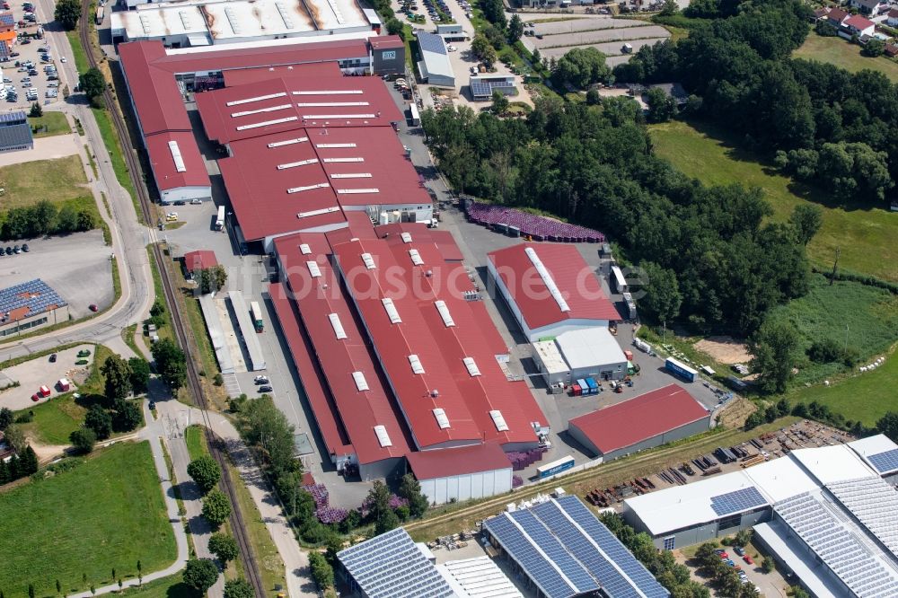 Luftbild Grubmühl - Fahrzeugbau- Werksgelände der ZMT Automotive GmbH & Co. KG in Grubmühl im Bundesland Bayern, Deutschland