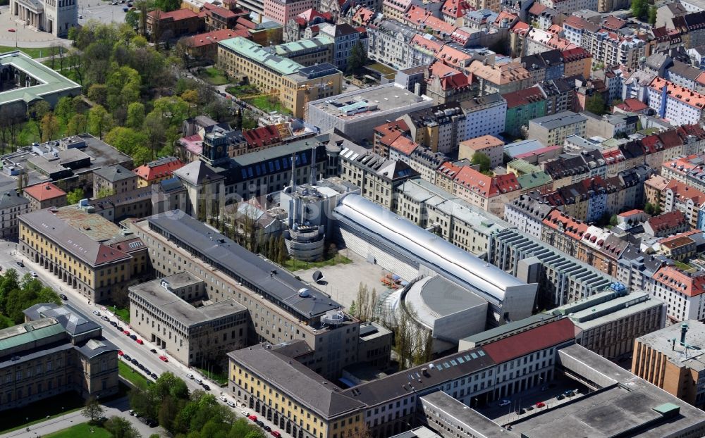 Luftbild Garching bei München - Fakultät für Informatik der Technischen Universität München im Bundesland Bayern