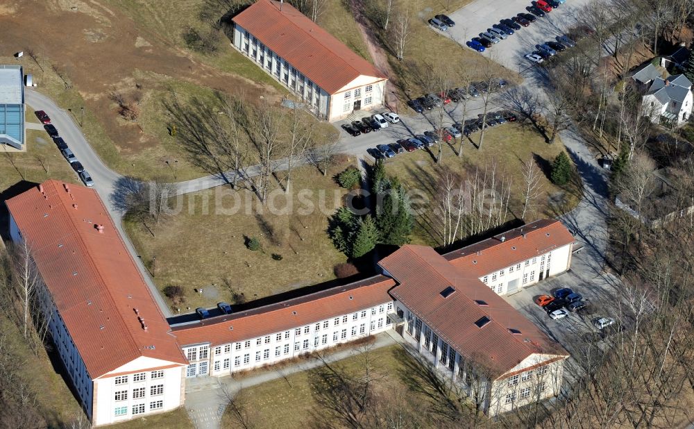 Chemnitz aus der Vogelperspektive: Fakultät für Maschinenbau der Technischen Universität Chemnitz im Bundesland Sachsen