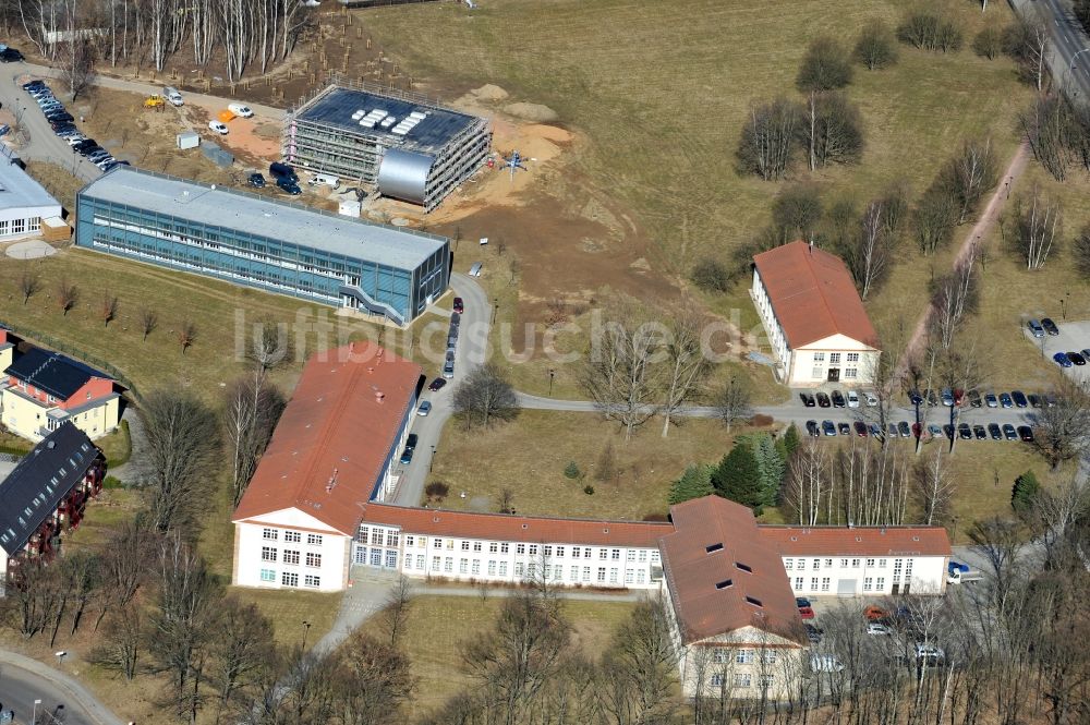 Luftaufnahme Chemnitz - Fakultät für Maschinenbau der Technischen Universität Chemnitz im Bundesland Sachsen