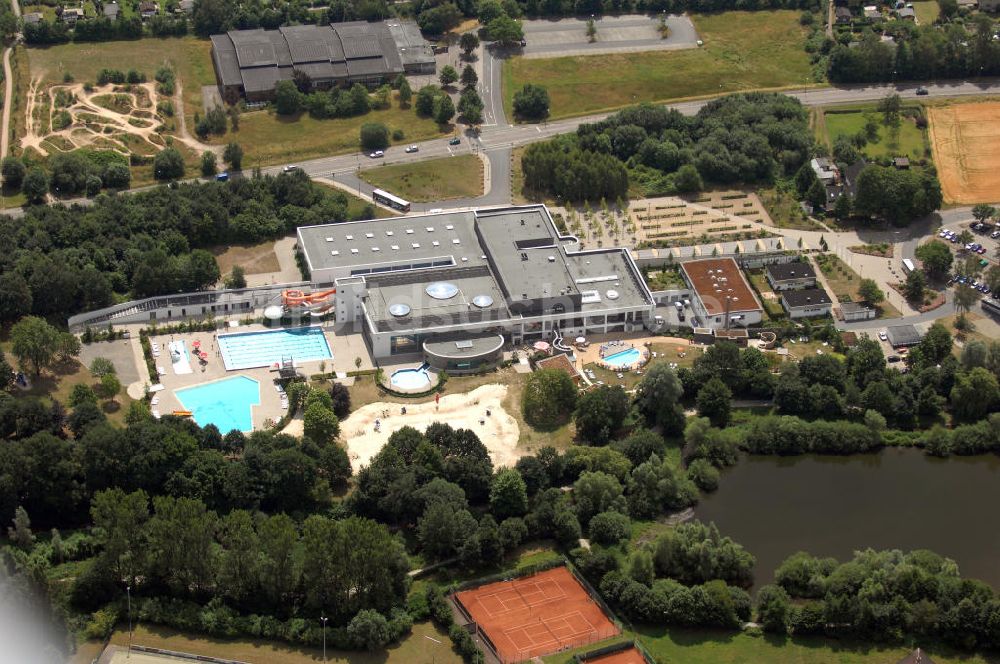 Luftaufnahme Osnabrück - Familien- und Freizeitbad Nettebad in Osnabrück