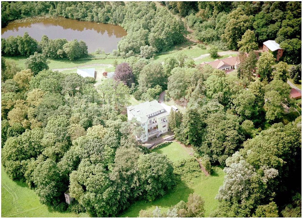 Kratzeburg von oben - Familienferienstätte Dambecker Park im Nationalpark Müritz AWO Sano gemeinnützige GmbH Susanne Müller-Bohley Leiterin der Familienferienstätte S