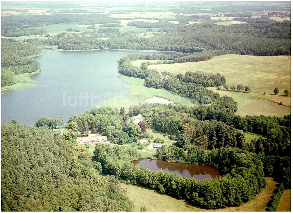 Luftbild Kratzeburg - Familienferienstätte Dambecker Park im Nationalpark Müritz AWO Sano gemeinnützige GmbH Susanne Müller-Bohley Leiterin der Familienferienstätte S