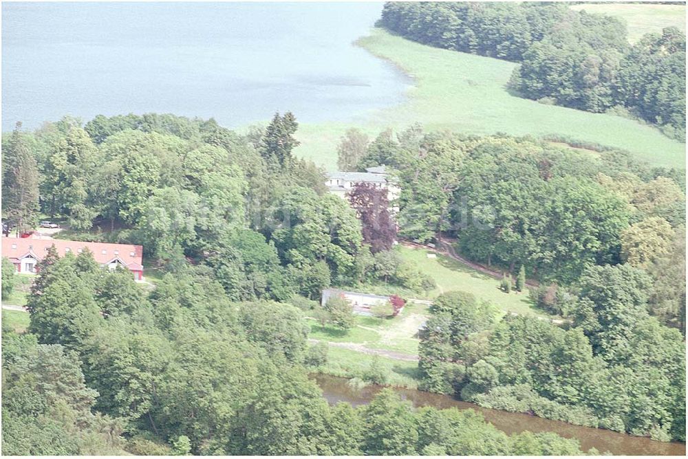 Luftaufnahme Kratzeburg - Familienferienstätte Dambecker Park im Nationalpark Müritz AWO Sano gemeinnützige GmbH Susanne Müller-Bohley Leiterin der Familienferienstätte S