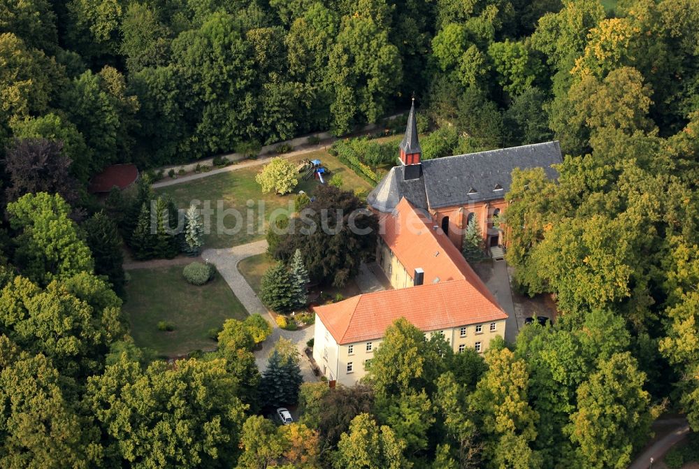 Luftaufnahme Dingelstädt - Familienzentrum Kloster Kerbscher Berg in Dingelstädt in Thüringen