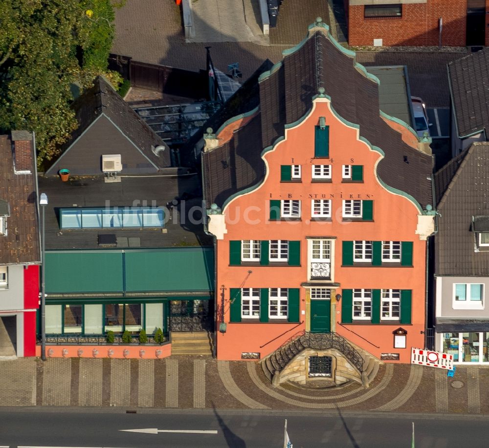 Luftbild Hamm - Fassade des Stunikenclub im Stunikenaus in Hamm im Bundesland Nordrhein-Westfalen