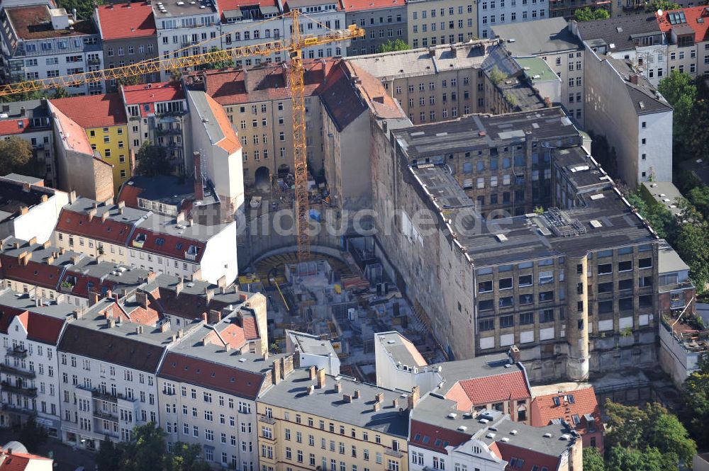 Berlin von oben - Fehrbelliner Lofts Berlin