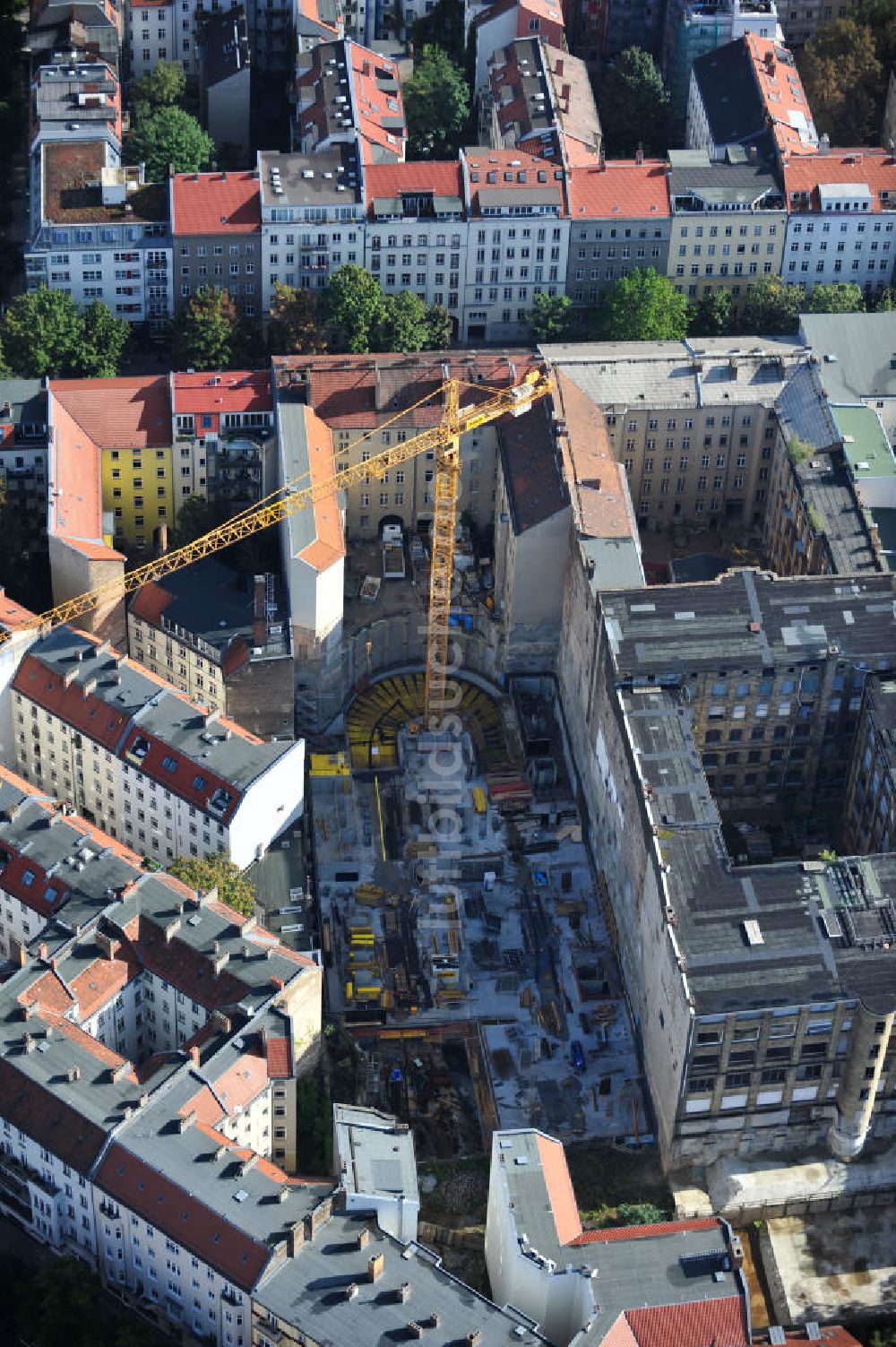 Luftbild Berlin - Fehrbelliner Lofts Berlin