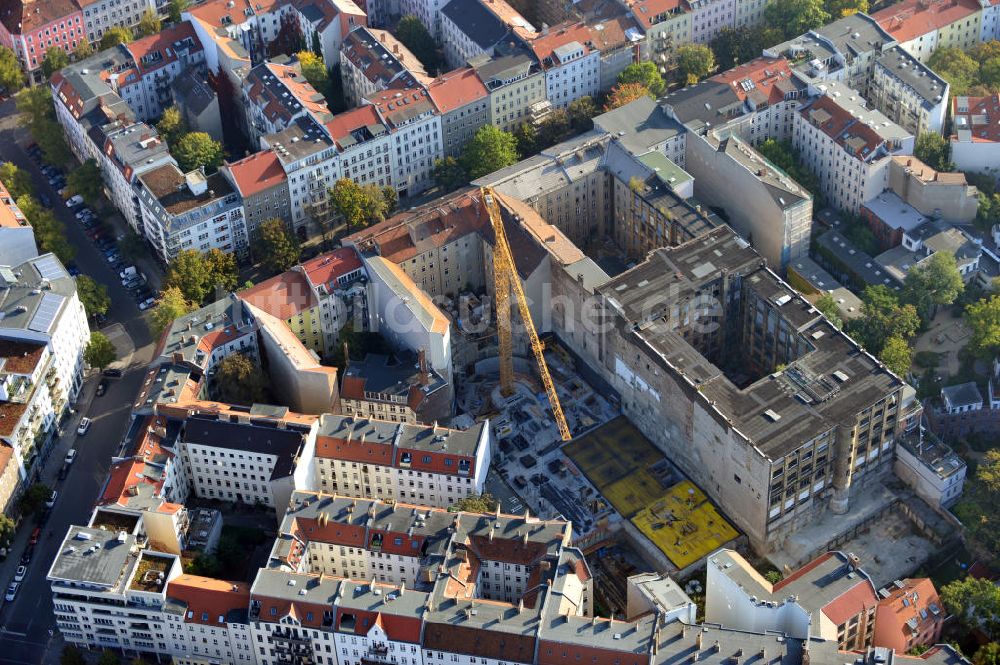 Berlin Mitte aus der Vogelperspektive: Fehrbelliner Lofts Berlin-Mitte