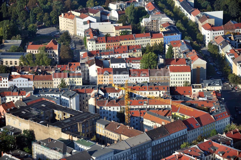 Luftbild Berlin Mitte - Fehrbelliner Lofts Berlin-Mitte