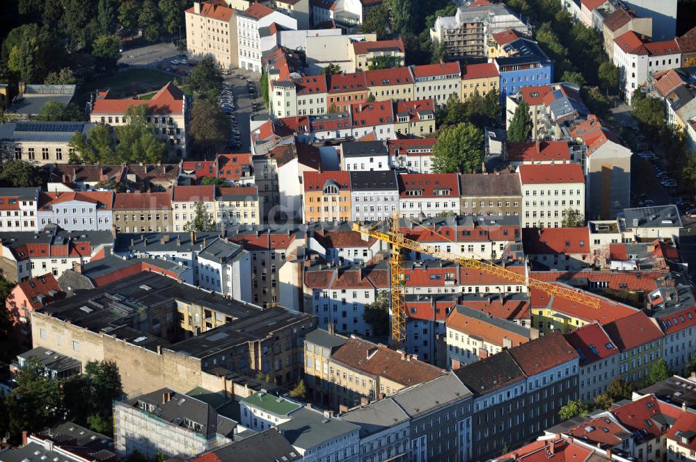 Luftaufnahme Berlin Mitte - Fehrbelliner Lofts Berlin-Mitte