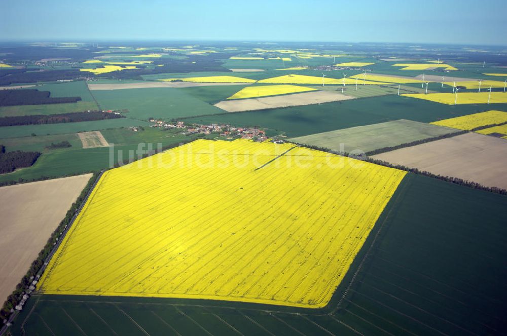 Luftbild Schönefeld - Feld bei Schönefeld