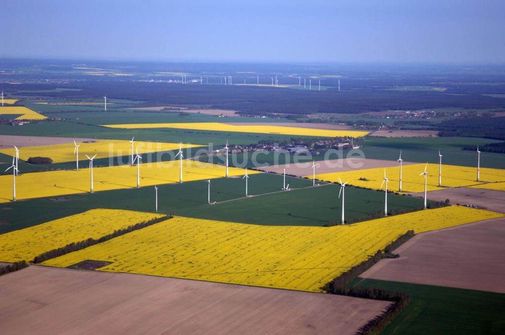 Luftaufnahme Schönefeld - Feld bei Schönefeld