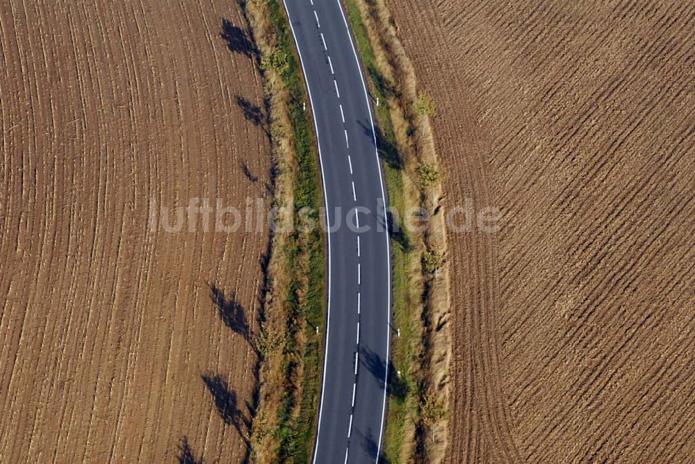 Luftaufnahme Königerode - Felder an der B242