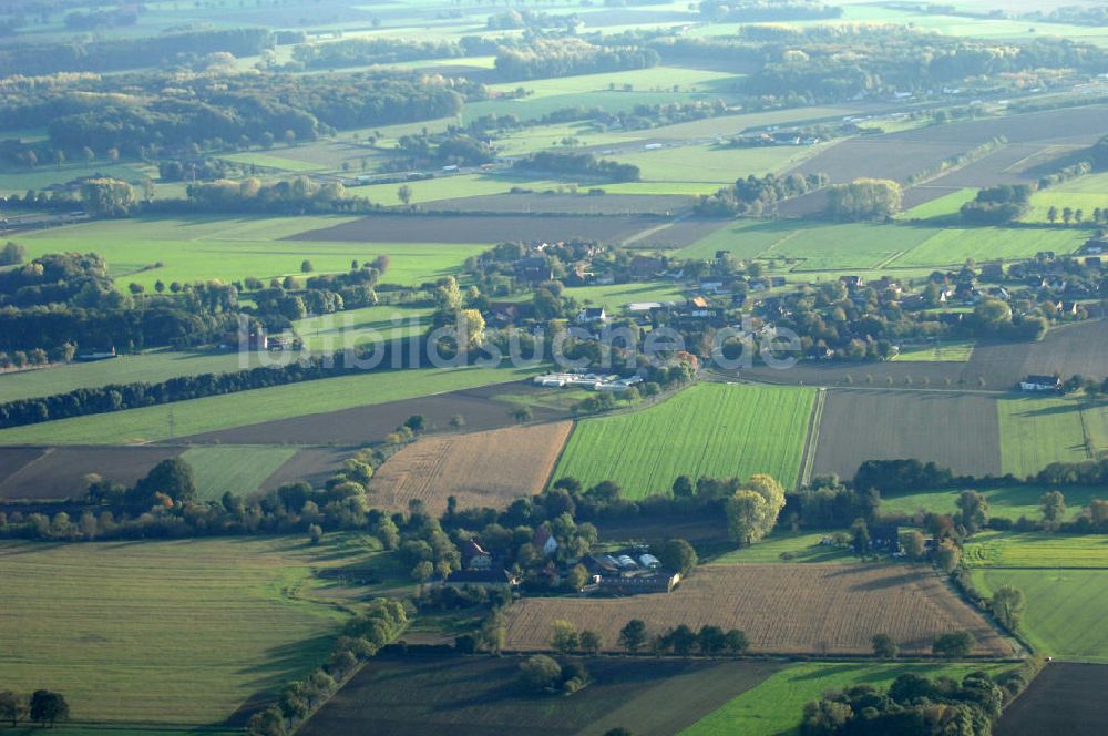 Luftbild Hamm - Felder bei Hamm