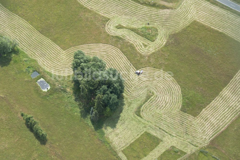 Bärnau von oben - Feldrand in Bärnau im Bundesland Bayern, Deutschland