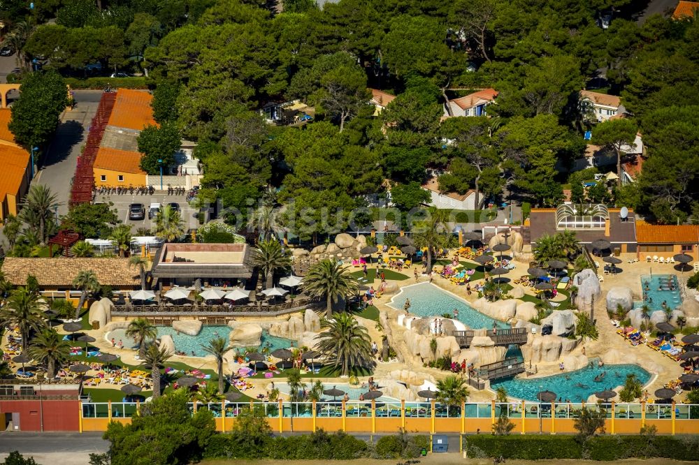 Luftaufnahme Canet-en-Roussillon - Ferienanlage in Canet-en-Roussillon in Frankreich