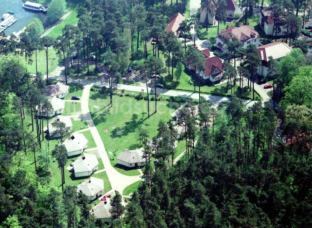 Luftbild Templin / Brandenburg - Ferienanlage am Glubigsee in Templin / Brandenburg