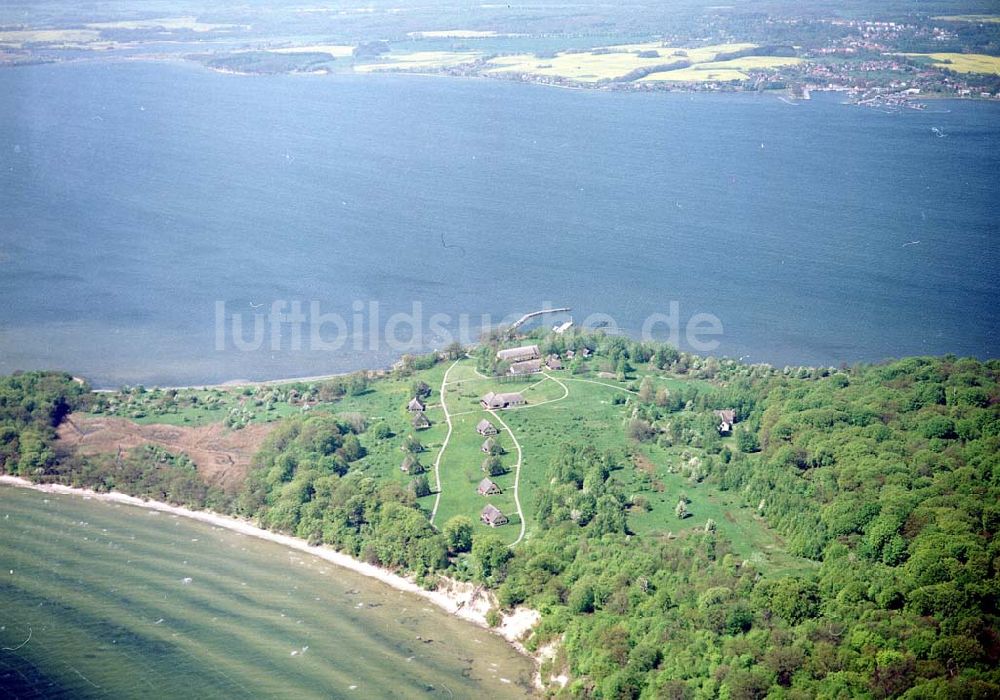 Luftbild Insel Vilm - Ferienanlagen auf der Insel Vilm.