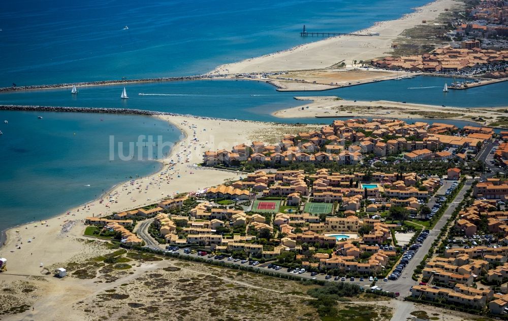 Luftaufnahme Leucate - Ferienanlagen in Leucate in Frankreich