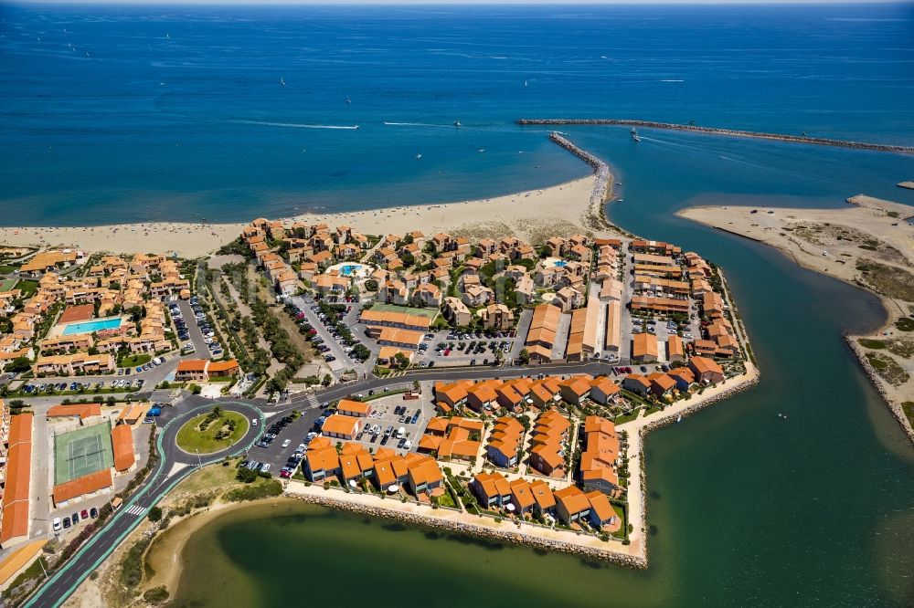 Luftaufnahme Leucate - Ferienanlagen in Leucate in Frankreich