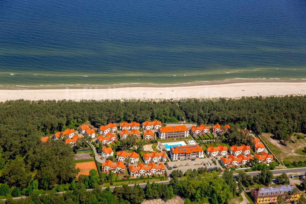 Luftbild Rogowo - Ferienhaus Anlage der Burco Development Polska Sp. z o.o. in Rogowo in Westpommern, Polen