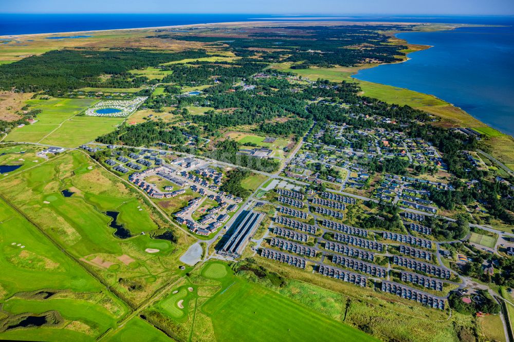 Luftaufnahme Römö - Ferienhaus- Anlage des Ferienparks Feriencenter Havneby in Römö in Region Syddanmark, Dänemark