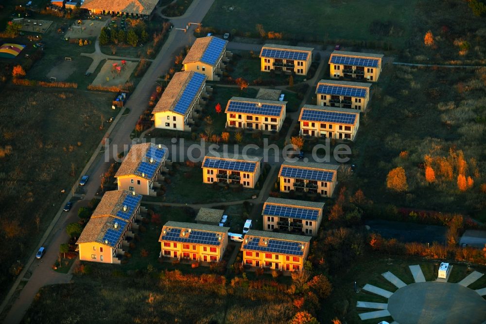 Luftaufnahme Templin - Ferienhaus- Anlage des Ferienparks Ferienpark Templin in Templin im Bundesland Brandenburg, Deutschland