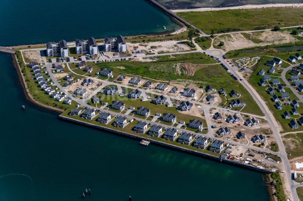 Luftaufnahme Kappeln - Ferienhaus- Anlage des Ferienparks auf der Kapitänshalbinsel an der Ostseeallee - Kapitänsstraße in Kappeln im Bundesland Schleswig-Holstein, Deutschland