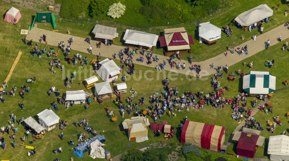 Luftaufnahme Hamm - Ferienhaus- Anlage des Ferienparks Maxipark in Hamm im Bundesland Nordrhein-Westfalen