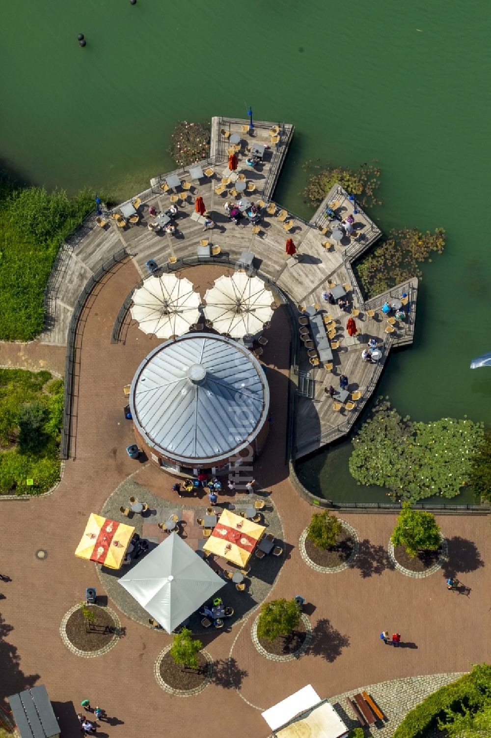 Hamm aus der Vogelperspektive: Ferienhaus- Anlage des Ferienparks Maxipark in Hamm im Bundesland Nordrhein-Westfalen