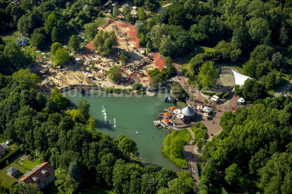 Luftbild Hamm - Ferienhaus- Anlage des Ferienparks Maxipark in Hamm im Bundesland Nordrhein-Westfalen