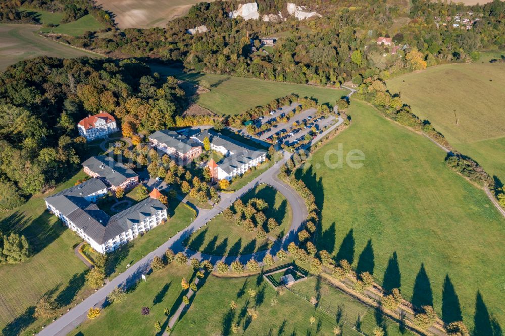 Luftaufnahme Neddesitz - Ferienhaus- Anlage des Ferienparks Precise Resort Rügen in Neddesitz im Bundesland Mecklenburg-Vorpommern, Deutschland