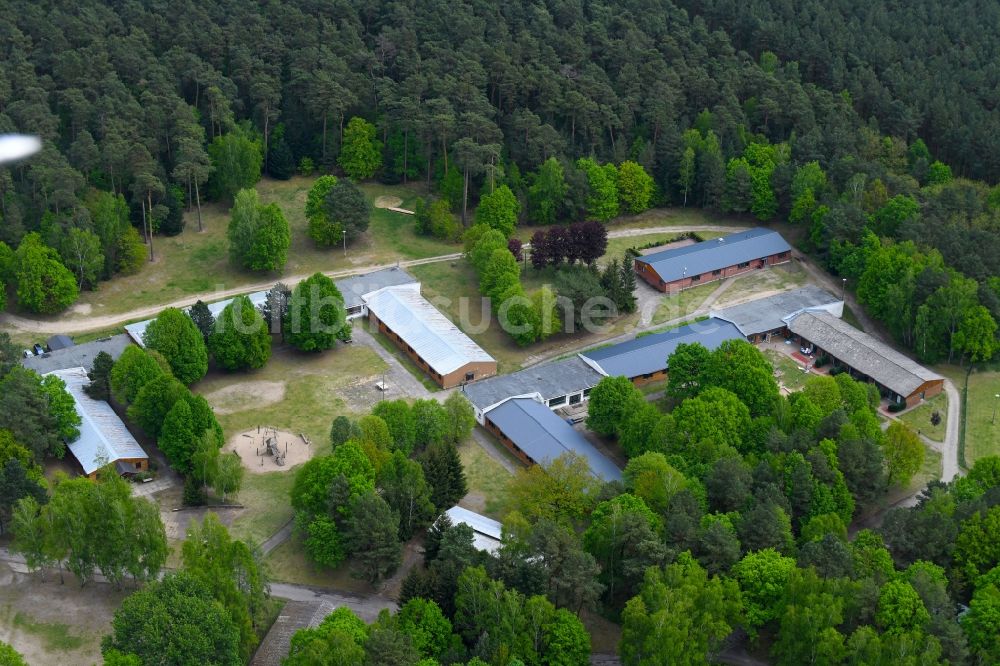 Luftbild Störitz - Ferienhaus- Anlage des Ferienparks in Störitz im Bundesland Brandenburg, Deutschland